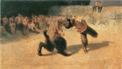 Fighting Faune [1] - Franz von Stuck